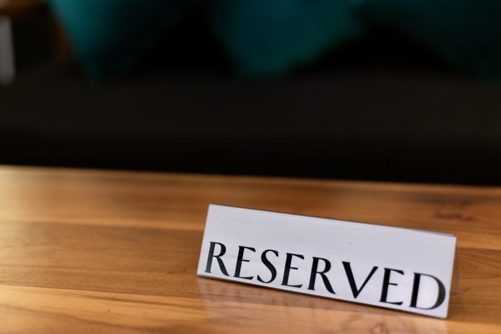 reserved - meeting